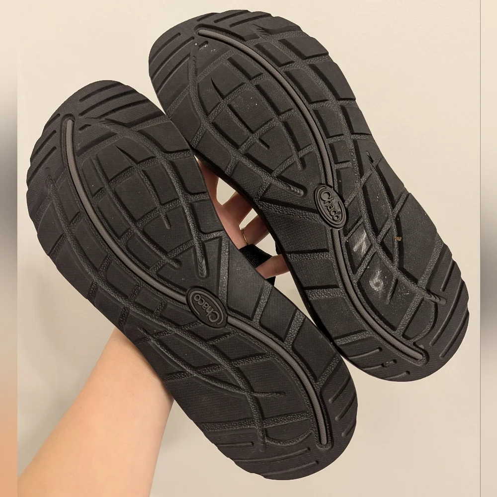 Chaco Z1 classic Black Strappy Sandals size w 11 - Picture 9 of 9